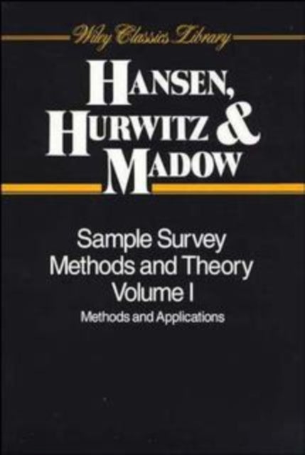 Book cover of: Sample Survey Methods and Theory, 2 Volume Set