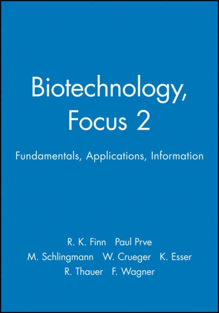 Book cover of: Biotechnology, Focus 2
