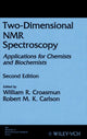 Book cover of: Two-Dimensional NMR Spectroscopy