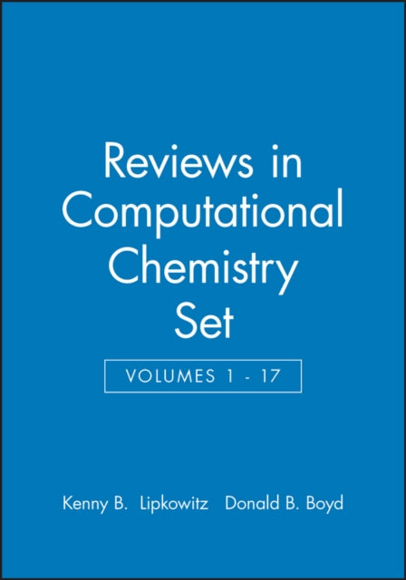 Book cover of: Reviews in Computational Chemistry, Volumes 1 - 17 Set