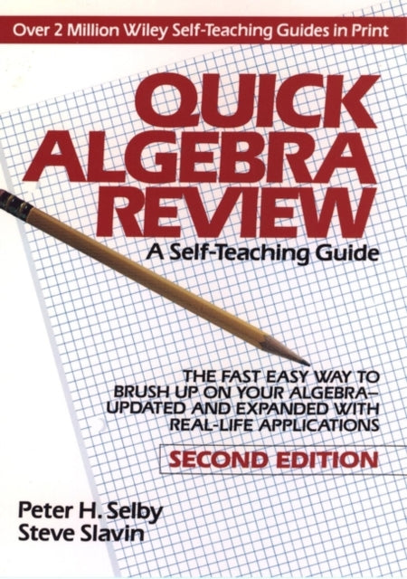 Book cover of: Quick Algebra Review