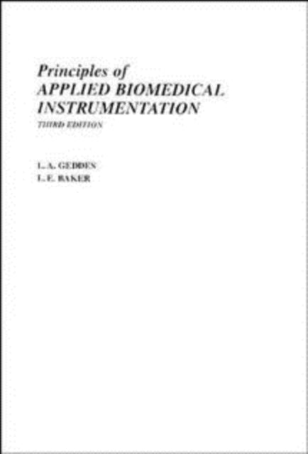 Book cover of: Principles of Applied Biomedical Instrumentation