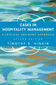 Book cover of: Cases in Hospitality Management. By: Timothy R. Hinkin