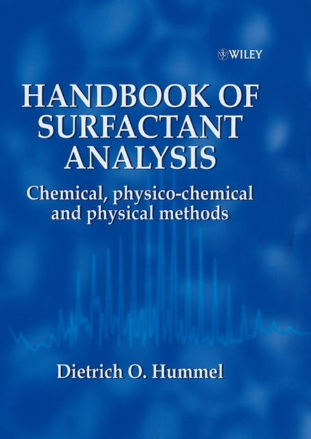 Book cover of: Handbook of Surfactant Analysis. By: Dieter O. Hummel
