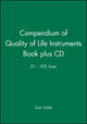 Book cover of: Compendium of Quality of Life Instruments Book plus CD 51–100 user. By: Sam Salek