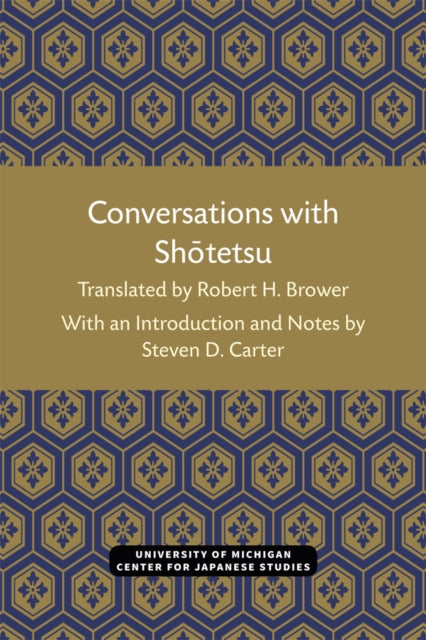 Book cover of: Conversations with Shotetsu. By: Robert Brower
