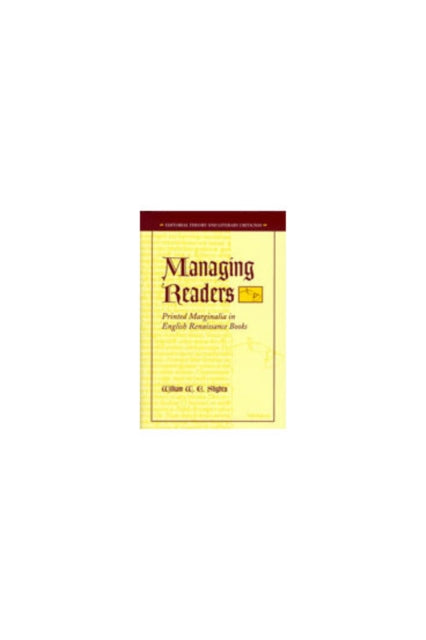 Book cover of: Managing Readers