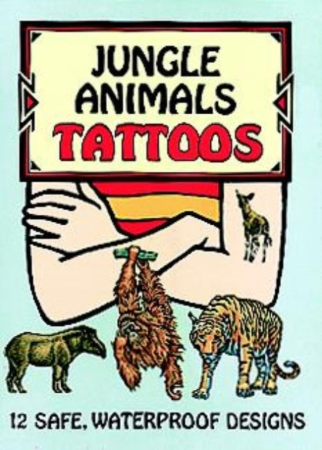 Book cover of: Jungle Animals Tattoos. By: Dianne Gaspas-Ettl