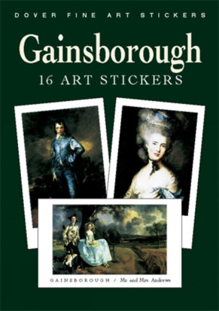 Book cover of: Gainsborough: 16 Art Stickers. By: Thomas Gainsborough