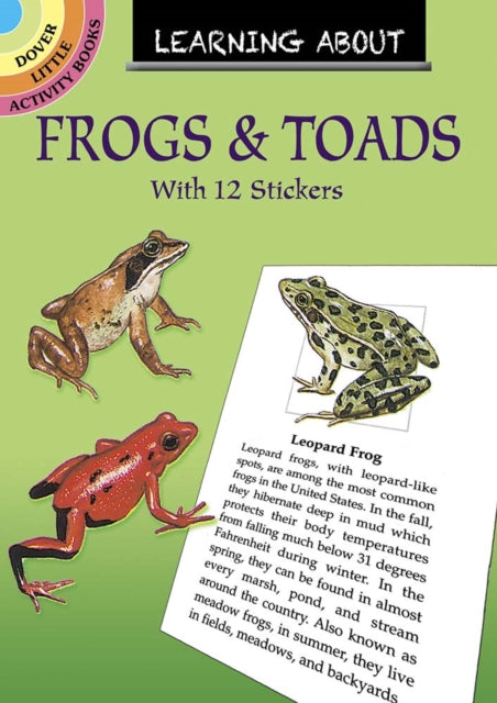 Book cover of: Learning About Frogs and Toads. By: Sy Barlowe