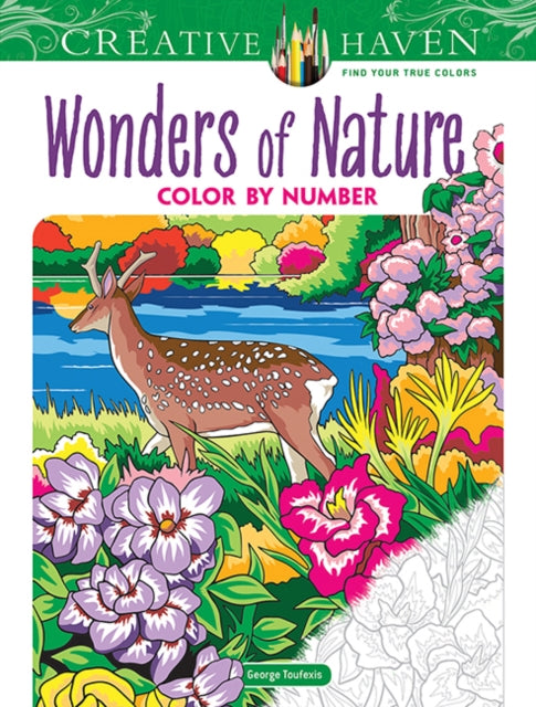 Creative Haven Wonders of Nature Color by Number 9780486849874 George Toufexis