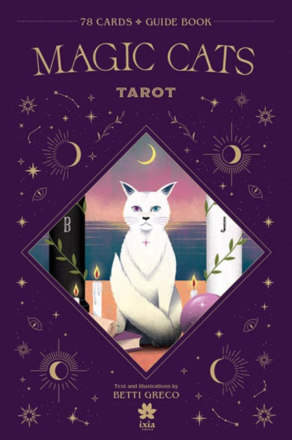 Book cover of: Magic Cats Tarot