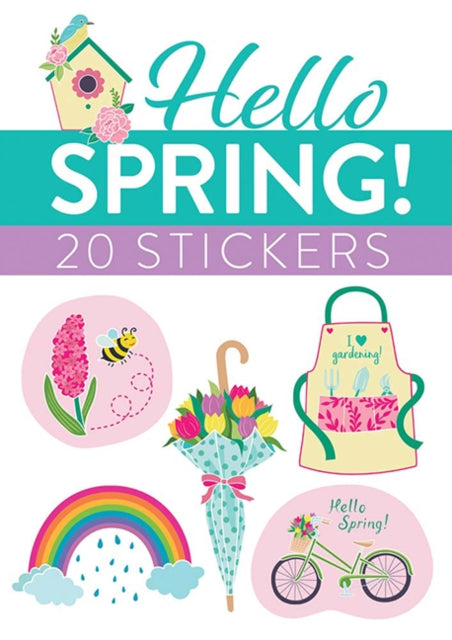 Book cover of: Hello Spring! 20 Stickers. By: Jessica Mazurkiewicz