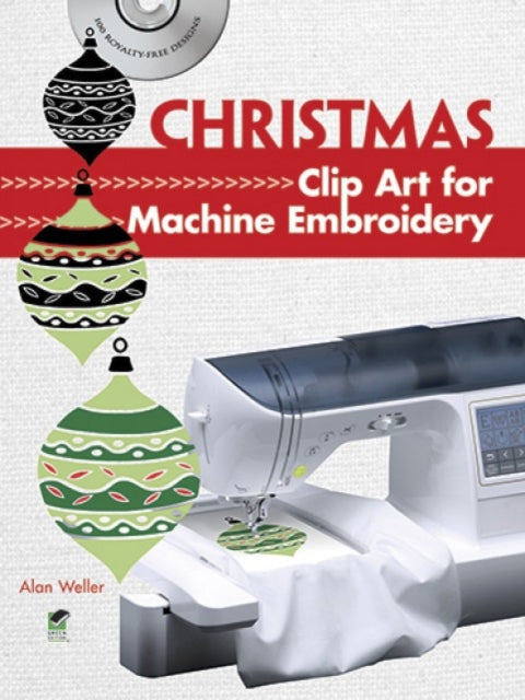 Book cover of: Christmas Clip Art for Machine Embroidery