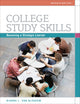 Book cover of: College Study Skills. By: Dianna L. Van Blerkom