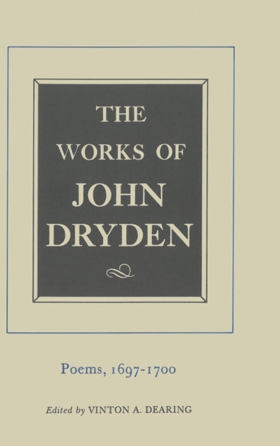 Book cover of: Works of John Dryden, Volume VII. By: John Dryden