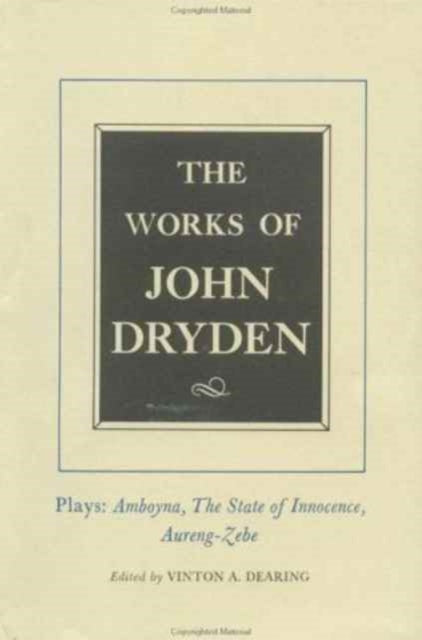 Book cover of: Works of John Dryden, Volume XII. By: John Dryden