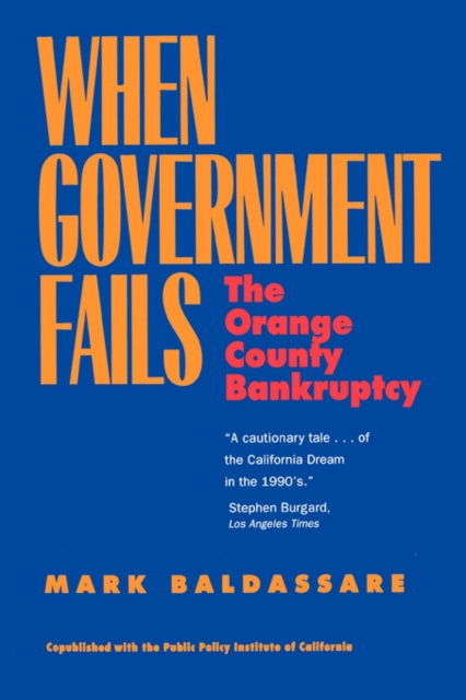 Book cover of: When Government Fails