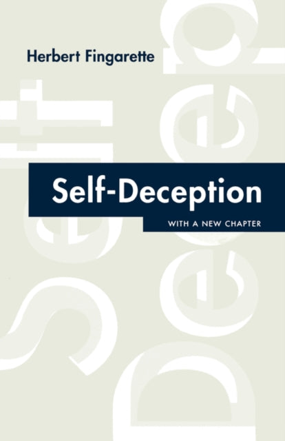 Book cover of: Self-Deception