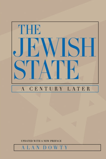 Book cover of: Jewish State. By: Alan Dowty