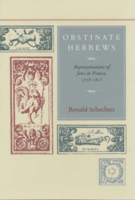 Book cover of: Obstinate Hebrews. By: Ronald Schechter
