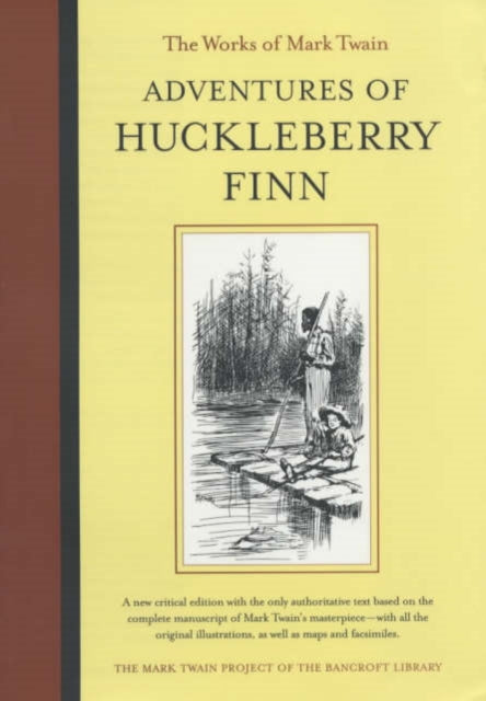 Book cover of: Adventures of Huckleberry Finn. By: Mark Twain