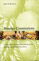 Book cover of: Frontier Constitutions. By: John D. Blanco