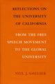 Book cover of: Reflections on the University of California. By: Neil J. Smelser
