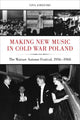 Book cover of: Making New Music in Cold War Poland. By: Lisa Jakelski