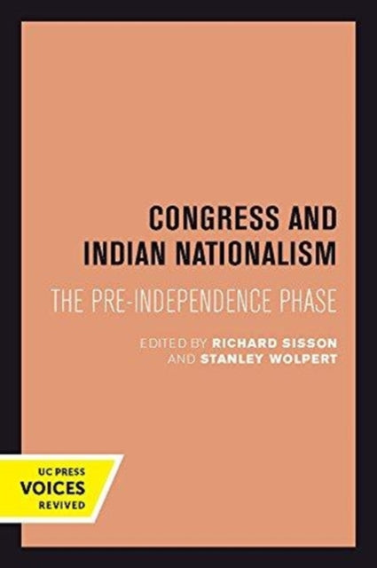 Book cover of: Congress and Indian Nationalism
