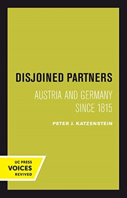 Book cover of: Disjoined Partners. By: Peter J. Katzenstein