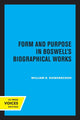 Book cover of: Form and Purpose in Boswell's Biographical Works. By: William R. Siebenschuh