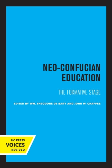 Book cover of: Neo-Confucian Education. By: William Theodore De Bary