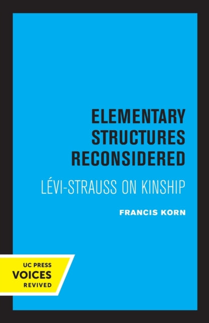 Book cover of: Elementary Structures Reconsidered. By: Francis Korn
