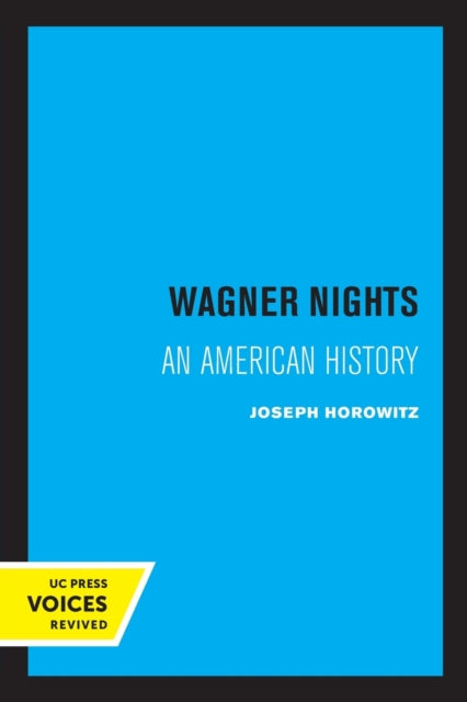 Book cover of: Wagner Nights. By: Joseph Horowitz