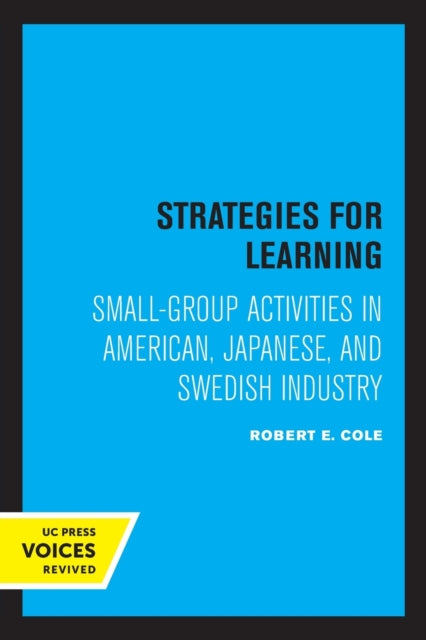Book cover of: Strategies for Learning. By: Robert E. Cole