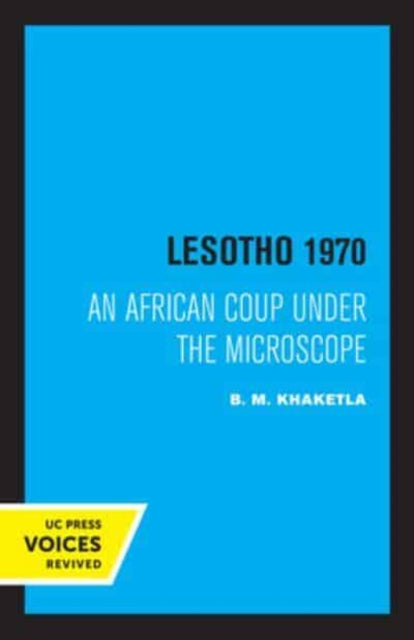Book cover of: Lesotho 1970. By: B. M. Khaketla