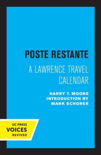Book cover of: Poste Restante. By: Harry T. Moore
