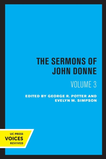 Book cover of: Sermons of John Donne, Volume III. By: John Donne