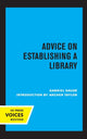 Book cover of: Advice on Establishing a Library. By: Gabriel Naudé
