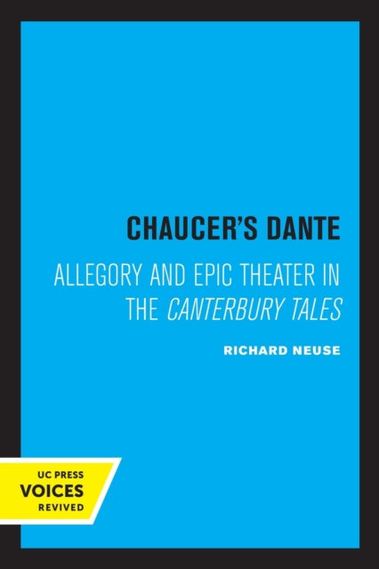 Book cover of: Chaucer's Dante. By: Richard Neuse