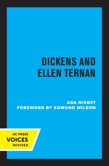 Book cover of: Dickens and Ellen Ternan. By: Ada B. Nisbet