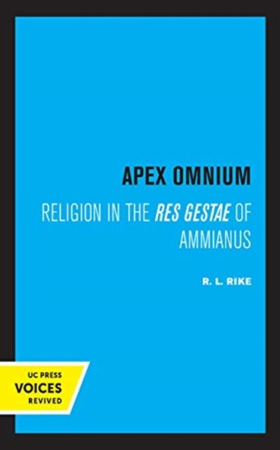 Book cover of: Apex Omnium. By: R. L. Rike