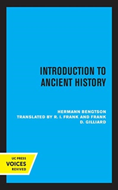 Book cover of: Introduction to Ancient History. By: Herman Bengtson