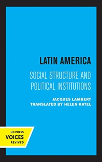 Book cover of: Latin America. By: Jacques Lambert