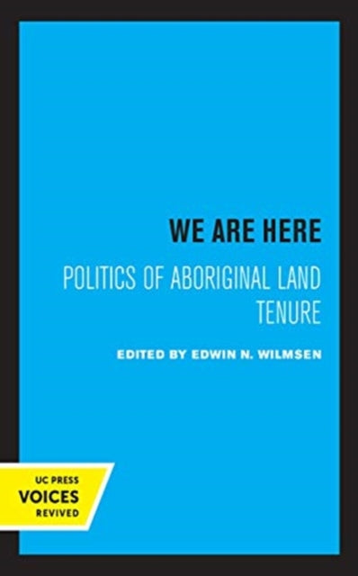 Book cover of: We Are Here. By: Edwin N. Wilmsen