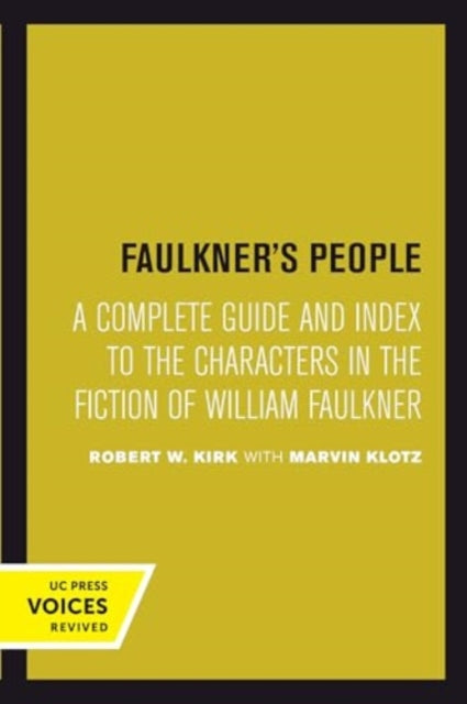Book cover of: Faulkner's People. By: Robert W. Kirk