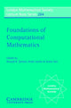 Book cover of: Foundations of Computational Mathematics