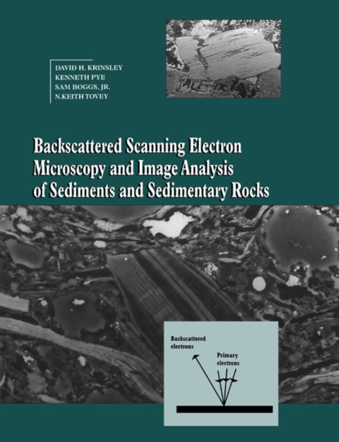 Book cover of: Backscattered Scanning Electron Microscopy and Image Analysis of Sediments and Sedimentary Rocks. By: David H. Krinsley