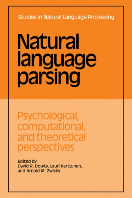 Book cover of: Natural Language Parsing